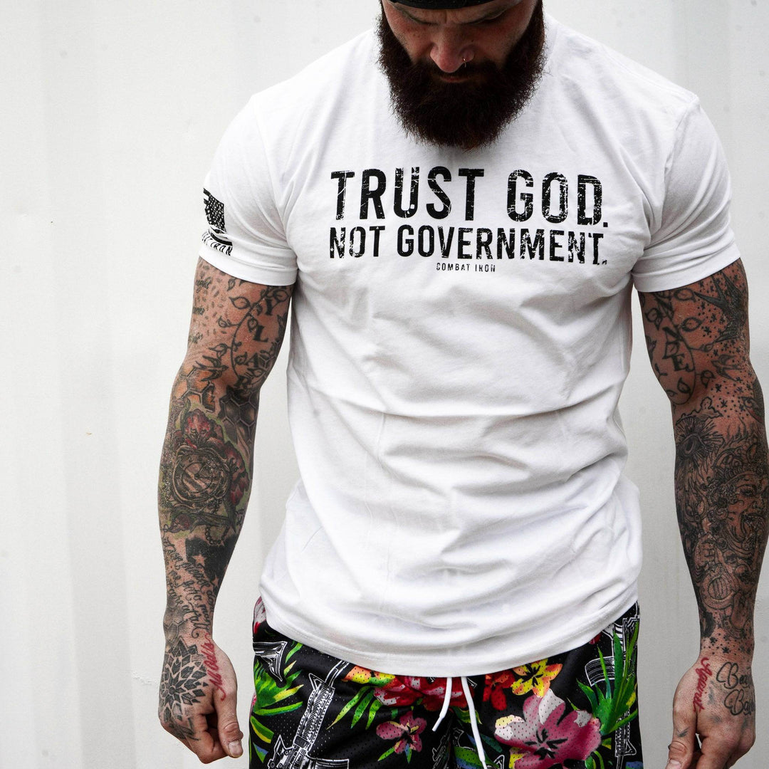 Trust God. Not Government. Men's T-Shirt - One Revolver Surfboards