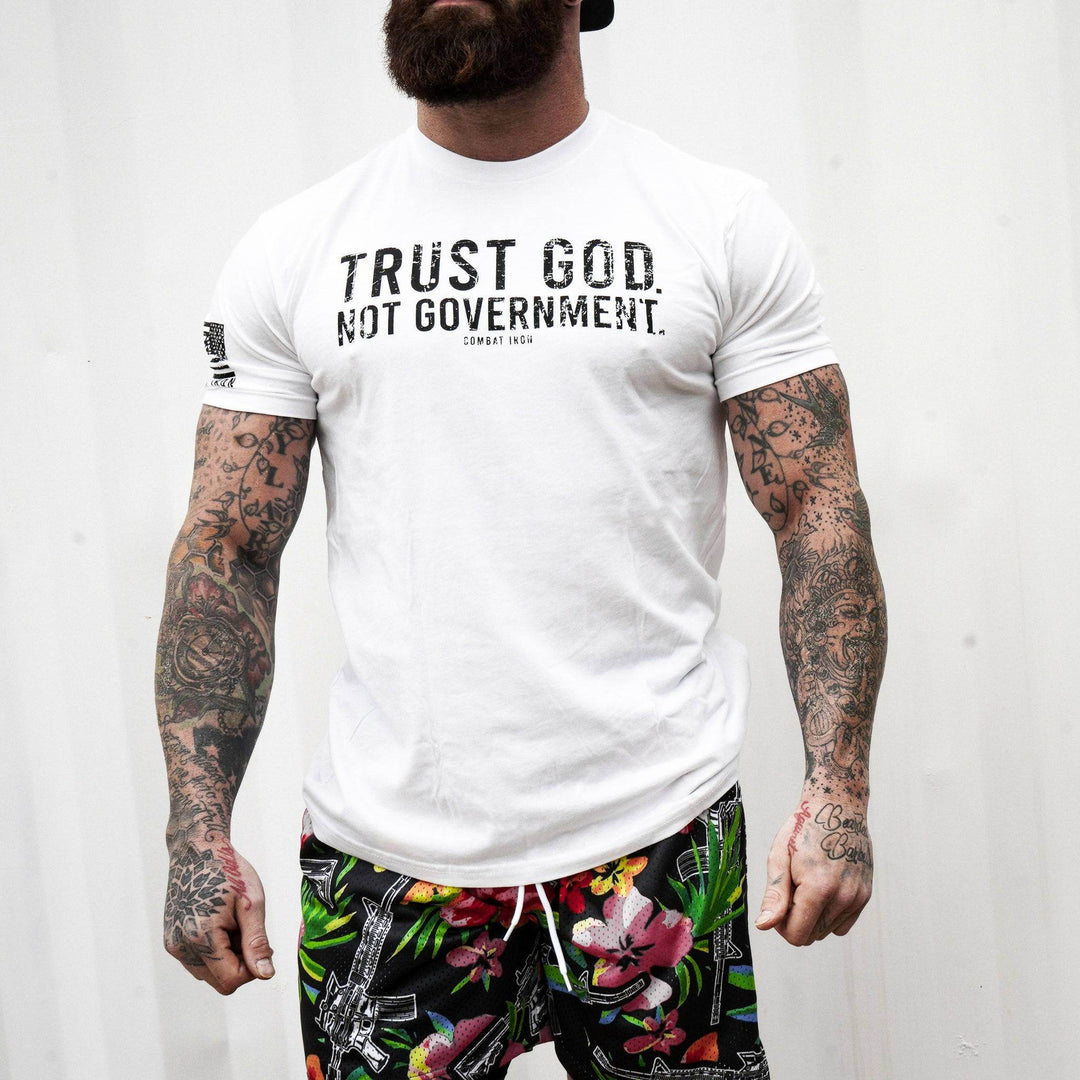 Trust God. Not Government. Men's T-Shirt - One Revolver Surfboards