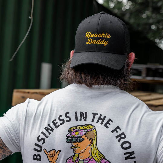Business In The Front. Party In The Back. Party Men's T-Shirt - One Revolver Surfboards