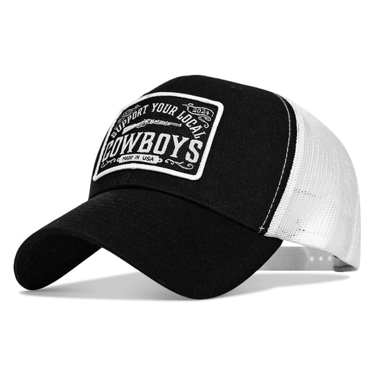 Support Your Local Cowboys Patch Snapback Hat - One Revolver Surfboards