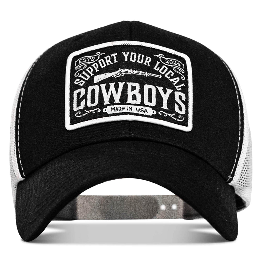 Support Your Local Cowboys Patch Snapback Hat - One Revolver Surfboards