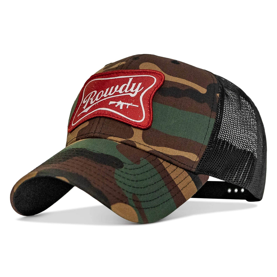 Rowdy Beer Logo Patch Snapback Hat - One Revolver Surfboards