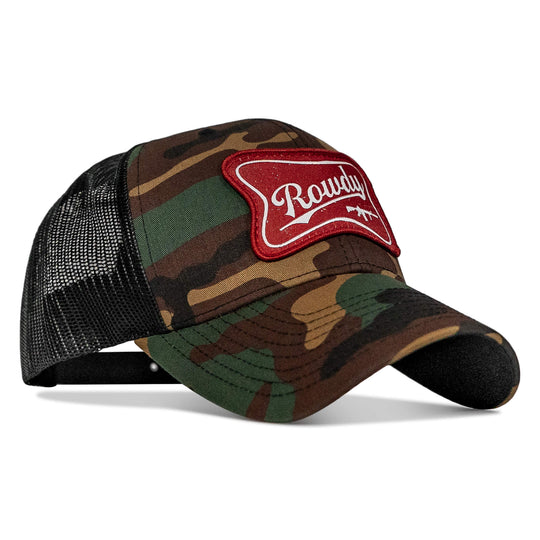 Rowdy Beer Logo Patch Snapback Hat