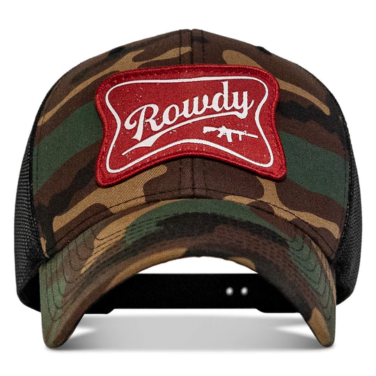 Rowdy Beer Logo Patch Snapback Hat