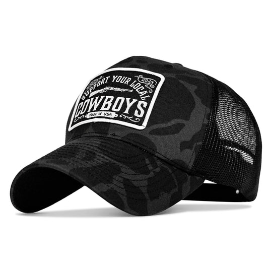 Support Your Local Cowboys Patch Snapback Hat - One Revolver Surfboards