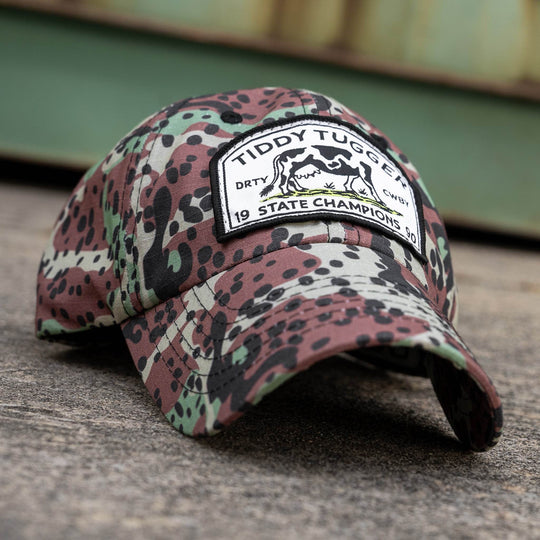 Ripstop Tiddy Tugger State Champions Patch Low Profile Hat - HEADWEAR - One Revolver Surfboards