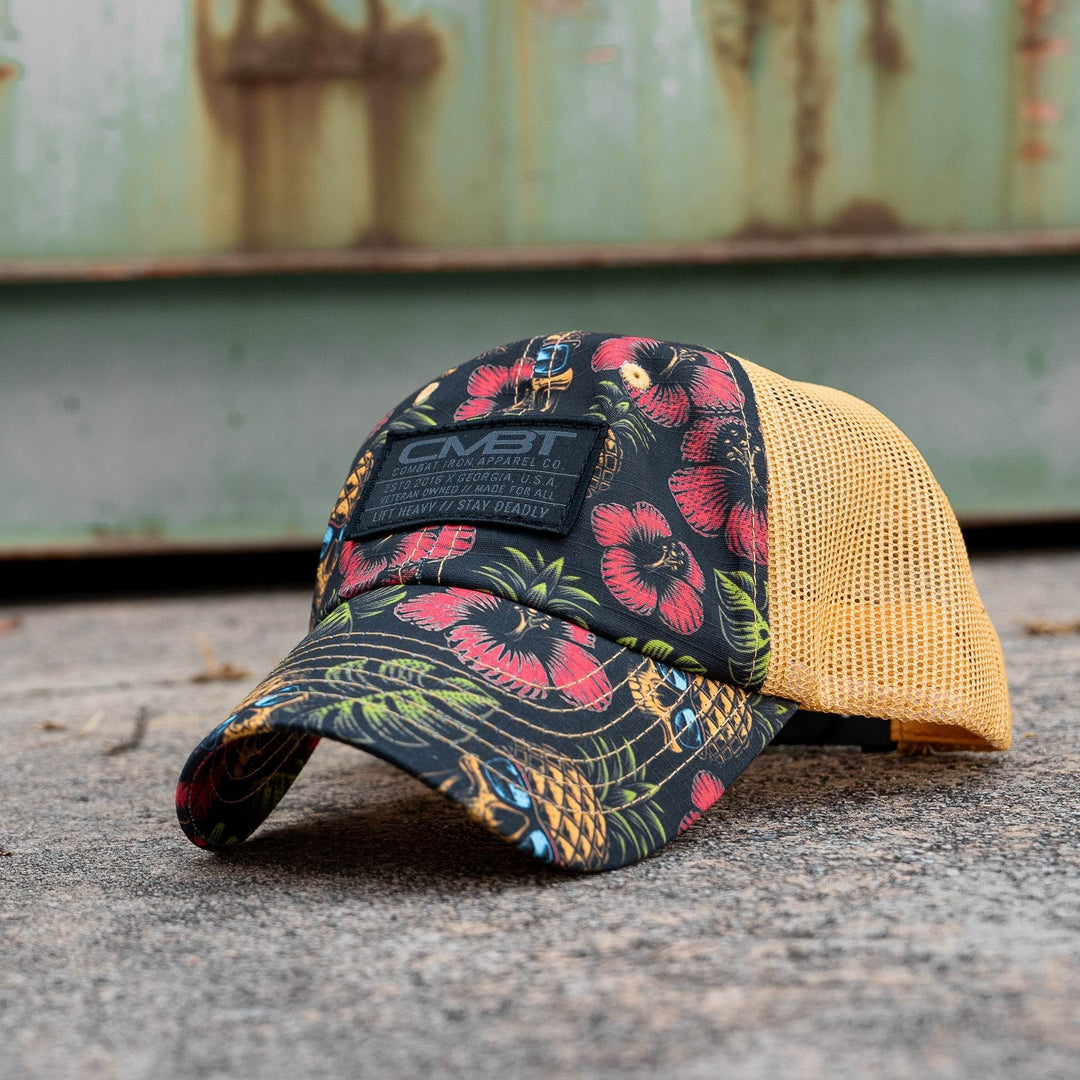 Branded CMBT Low Profile Ripstop Snapback Hat - HEADWEAR - One Revolver Surfboards