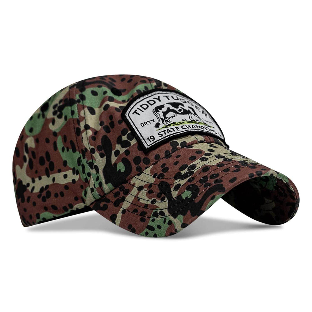 Ripstop Tiddy Tugger State Champions Patch Low Profile Hat - HEADWEAR - One Revolver Surfboards