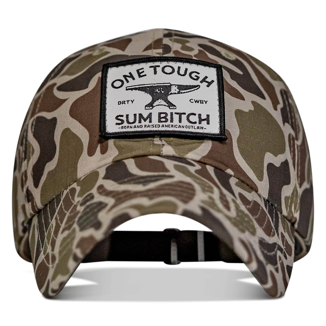 One Tough Sum B Patch Ripstop Low Profile Hat - HEADWEAR - One Revolver Surfboards