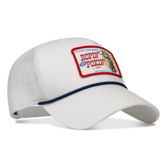 Ropin' and Pokin' Dirty Cowboys Patch Rope SnapBack Hat - One Revolver Surfboards