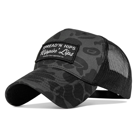 Spreadin' Hips Rippin' Lips Patch Snapback - One Revolver Surfboards