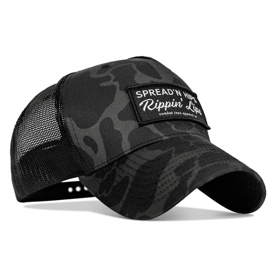 Spreadin' Hips Rippin' Lips Patch Snapback - One Revolver Surfboards