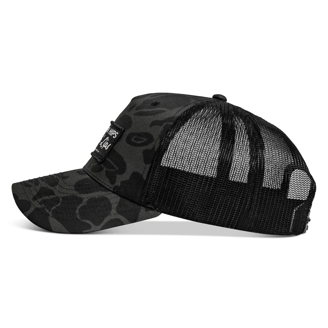 Spreadin' Hips Rippin' Lips Patch Snapback - One Revolver Surfboards