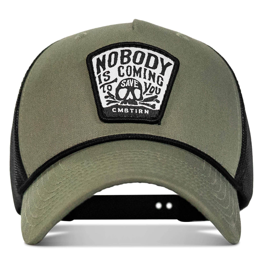Nobody Is Coming To Save You Skull Patch Rope Snapback - One Revolver Surfboards
