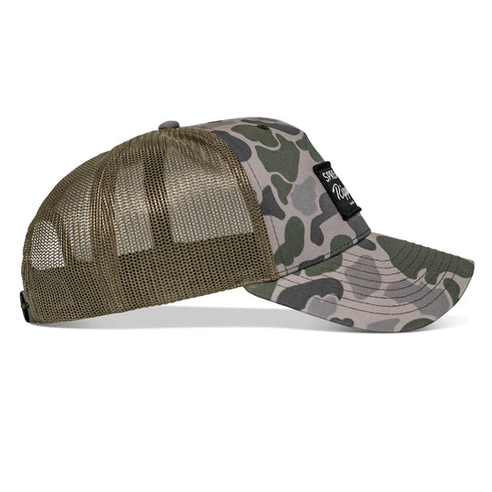 Spreadin' Hips Rippin' Lips Patch Snapback - One Revolver Surfboards