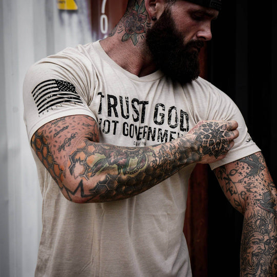 Trust God. Not Government. Men's T-Shirt - One Revolver Surfboards