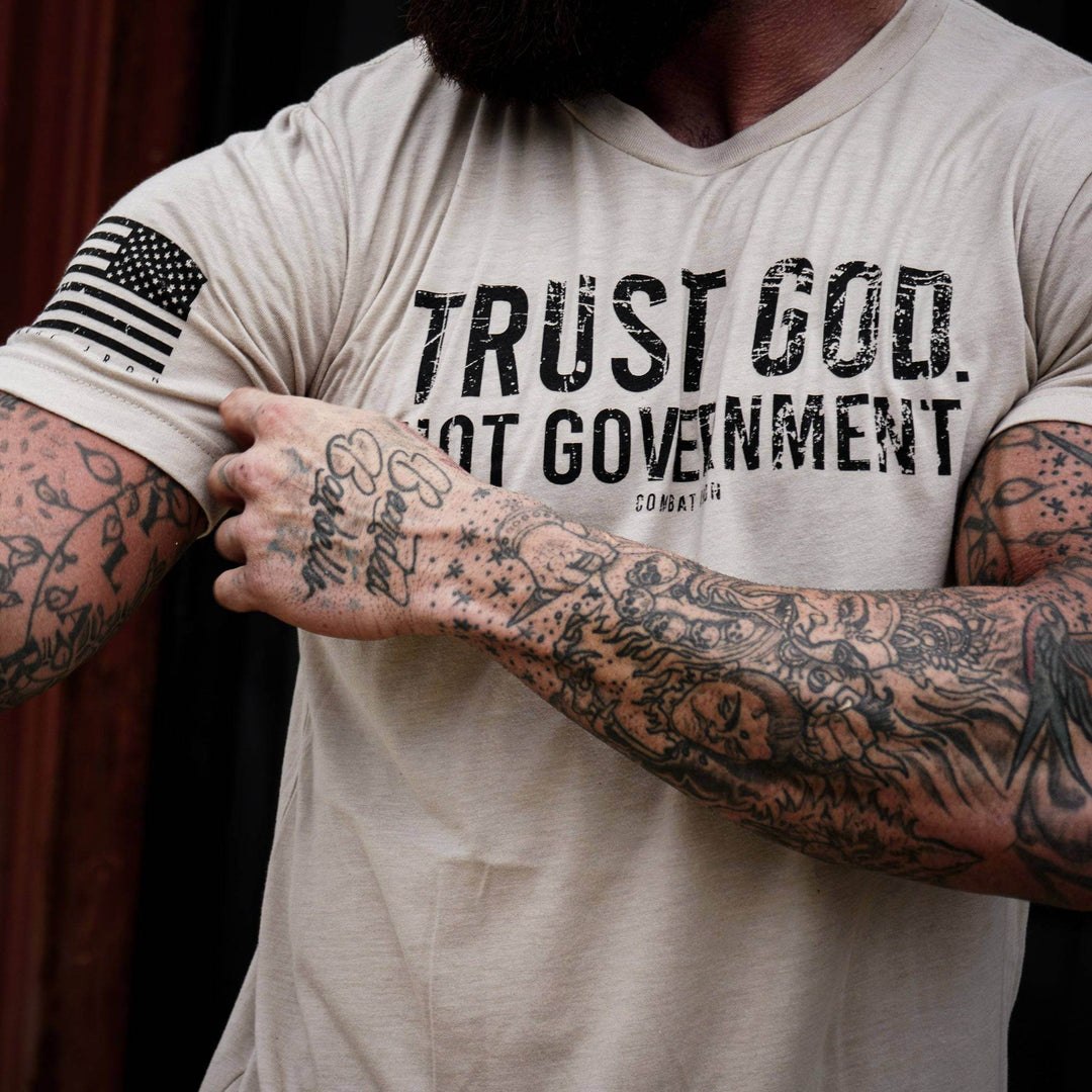 Trust God. Not Government. Men's T-Shirt - One Revolver Surfboards