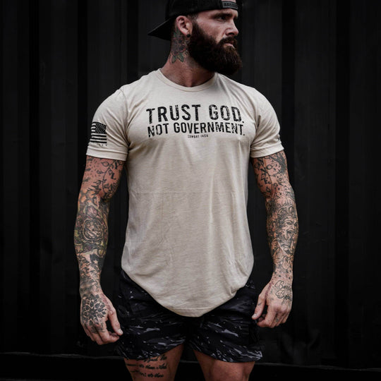 Trust God. Not Government. Men's T-Shirt - One Revolver Surfboards