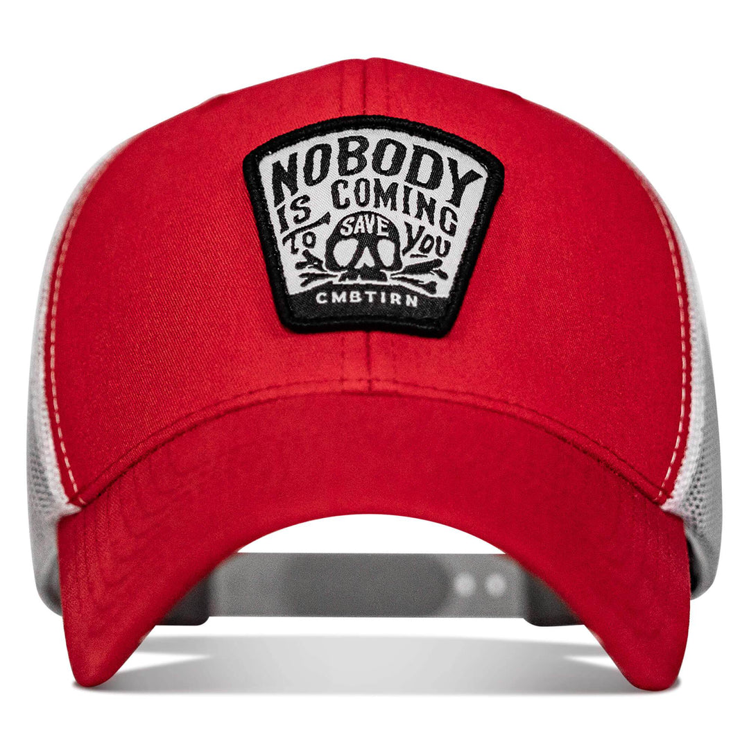 Nobody Is Coming To Save You Skull Patch Snapback Hat - One Revolver Surfboards
