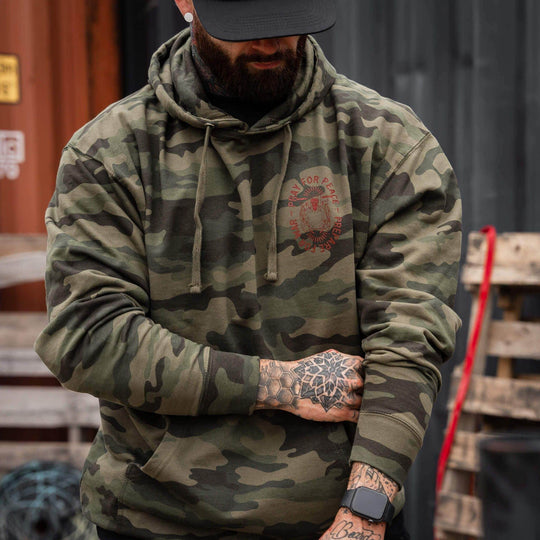 Pray For Peace. Prepare For War. Hoodie - One Revolver Surfboards
