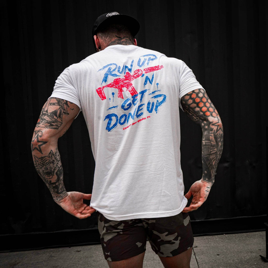 Run Up 'N Get Done Up Men's T-Shirt - One Revolver Surfboards