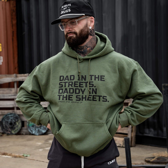 Dad In The Streets. Daddy In The Sheets. Men&