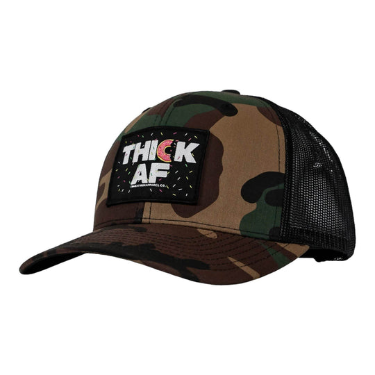 THICK AF DONUT EDITION PATCH MID-PROFILE MESH SNAPBACK Hat - One Revolver Surfboards