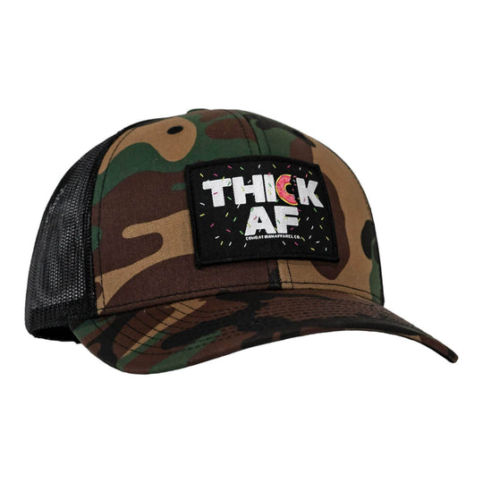 THICK AF DONUT EDITION PATCH MID-PROFILE MESH SNAPBACK Hat - One Revolver Surfboards