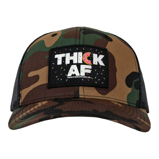 THICK AF DONUT EDITION PATCH MID-PROFILE MESH SNAPBACK Hat - One Revolver Surfboards