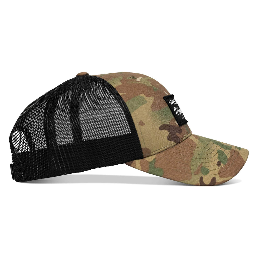 Spreadin' Hips Rippin' Lips Patch Snapback - One Revolver Surfboards