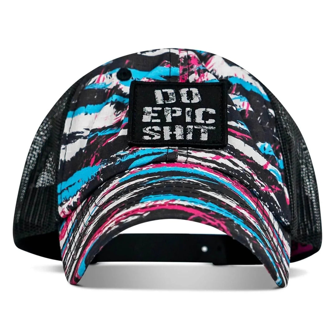 One Revolver Surfboards - Do Epic Shit Patch Tactical Ripstop Mesh Snapback Hat HEADWEAR
