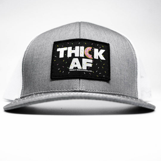 THICK AF DONUT EDITION PATCH MID-PROFILE MESH SNAPBACK Hat - One Revolver Surfboards