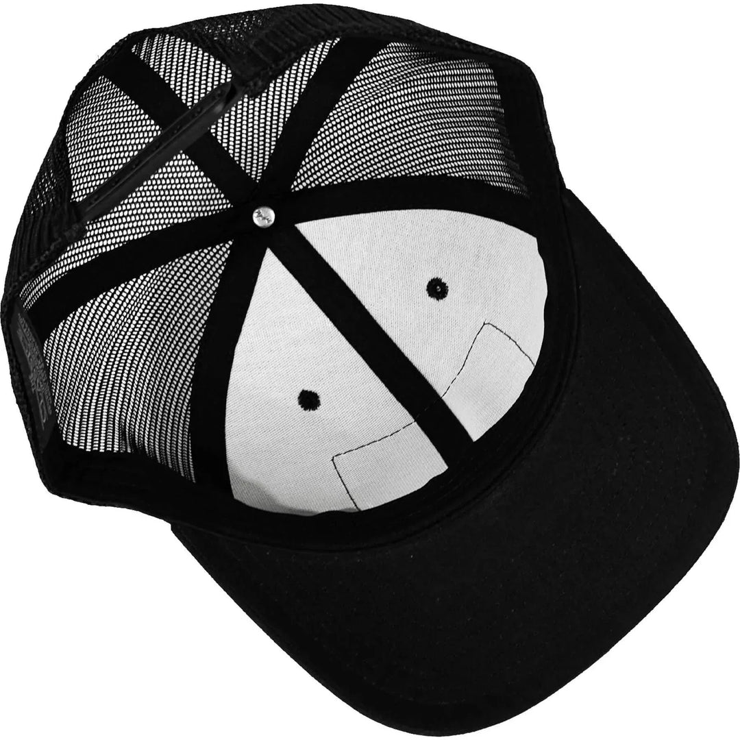 One Revolver Surfboards - Original AR Black Patch Snapback Hat HEADWEAR