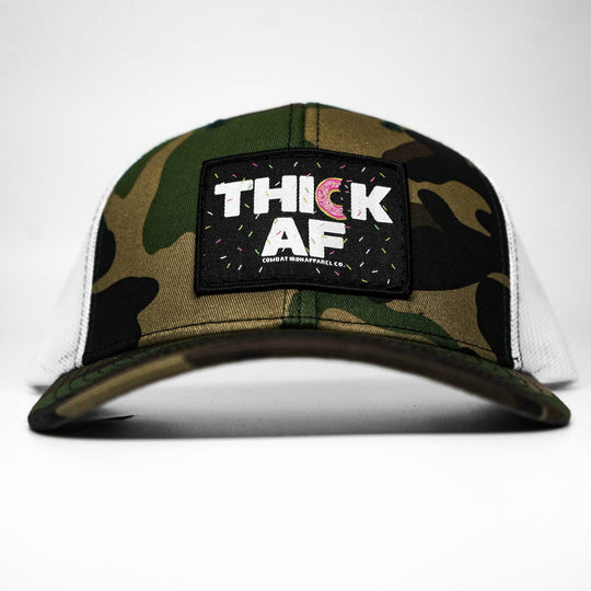 THICK AF DONUT EDITION PATCH MID-PROFILE MESH SNAPBACK Hat - One Revolver Surfboards