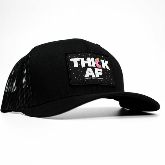 THICK AF DONUT EDITION PATCH MID-PROFILE MESH SNAPBACK Hat - One Revolver Surfboards