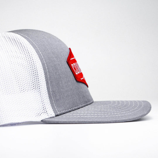 Original AR Red Patch Mid-Profile Mesh Snapback Hat - HEADWEAR - One Revolver Surfboards