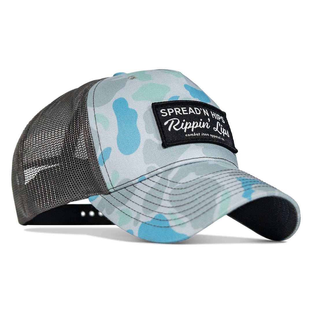 Spreadin' Hips Rippin' Lips Patch Snapback - One Revolver Surfboards