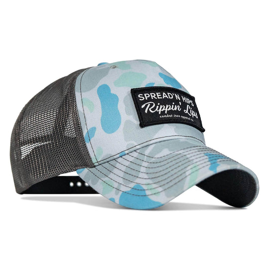 Spreadin' Hips Rippin' Lips Patch Snapback - One Revolver Surfboards