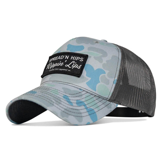 Spreadin' Hips Rippin' Lips Patch Snapback - One Revolver Surfboards