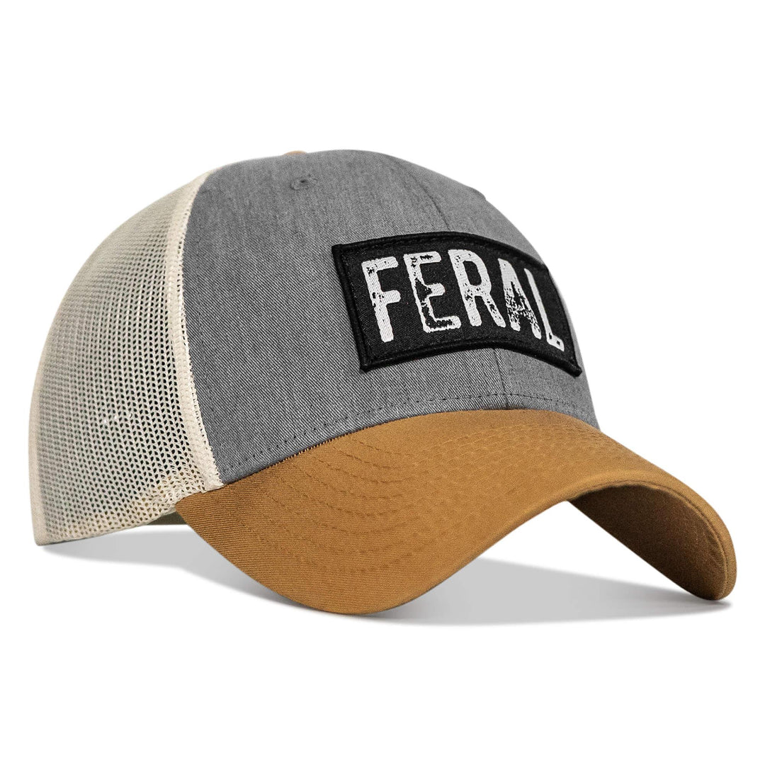 One Revolver Surfboards - Feral Vintaged Patch Snapback Hat HEADWEAR