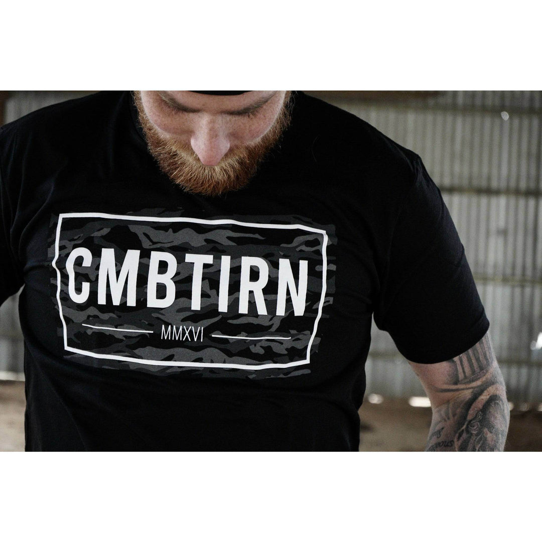 CMBTIRN Original Tiger Stripe Blackout Edition Men's T-Shirt - One Revolver Surfboards