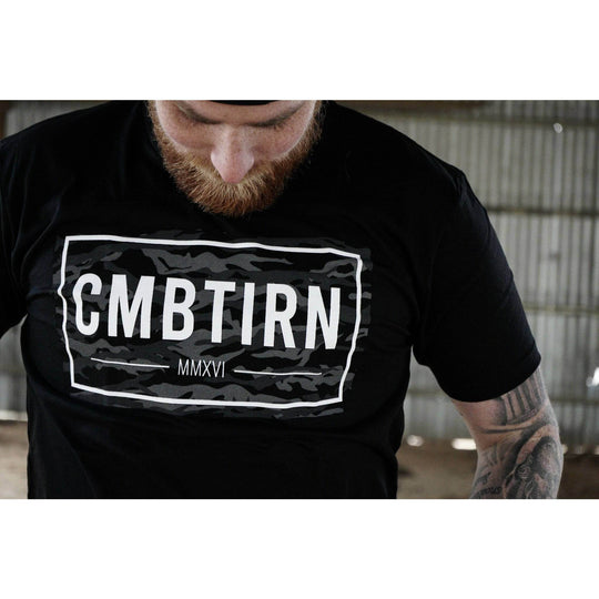 CMBTIRN Original Tiger Stripe Blackout Edition Men's T-Shirt - One Revolver Surfboards