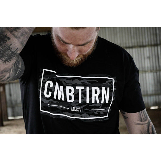 CMBTIRN Original Tiger Stripe Blackout Edition Men's T-Shirt - One Revolver Surfboards