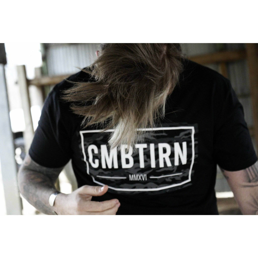 CMBTIRN Original Tiger Stripe Blackout Edition Men's T-Shirt - One Revolver Surfboards