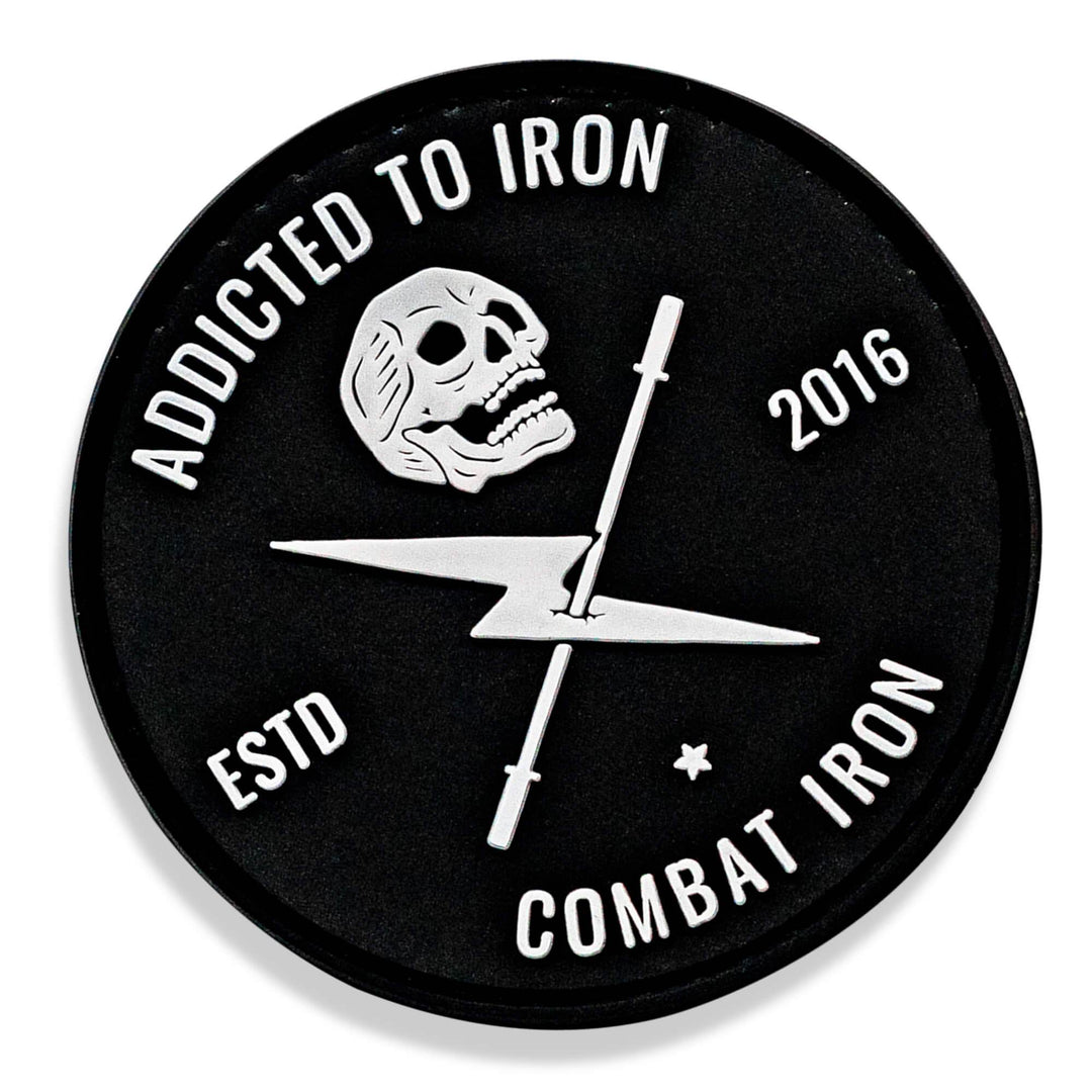 Addicted To Iron 3D PVC Patch - One Revolver Surfboards