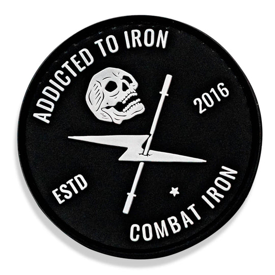 Addicted To Iron 3D PVC Patch - One Revolver Surfboards
