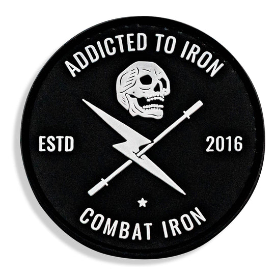 Addicted To Iron 3D PVC Patch - One Revolver Surfboards