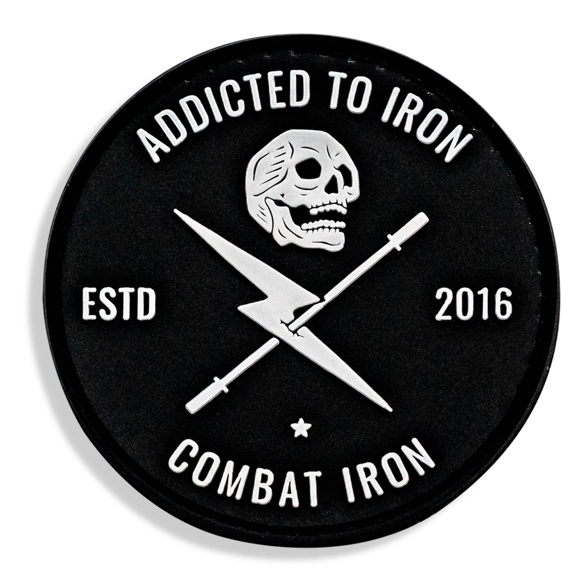 Addicted To Iron 3D PVC Patch - One Revolver Surfboards