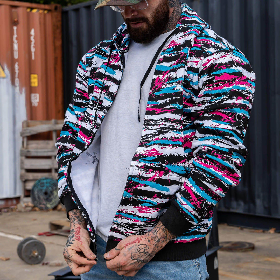 Men's Fleece Lined Zip Up Hoodie | V1 - One Revolver Surfboards