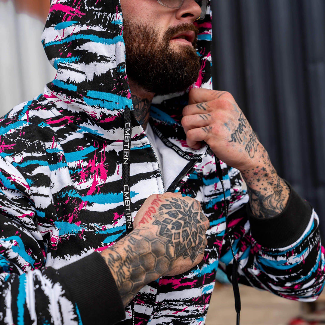 Men's Fleece Lined Zip Up Hoodie | V1 - One Revolver Surfboards